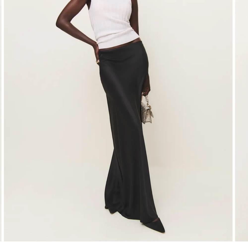 Reformation bella Black Satin